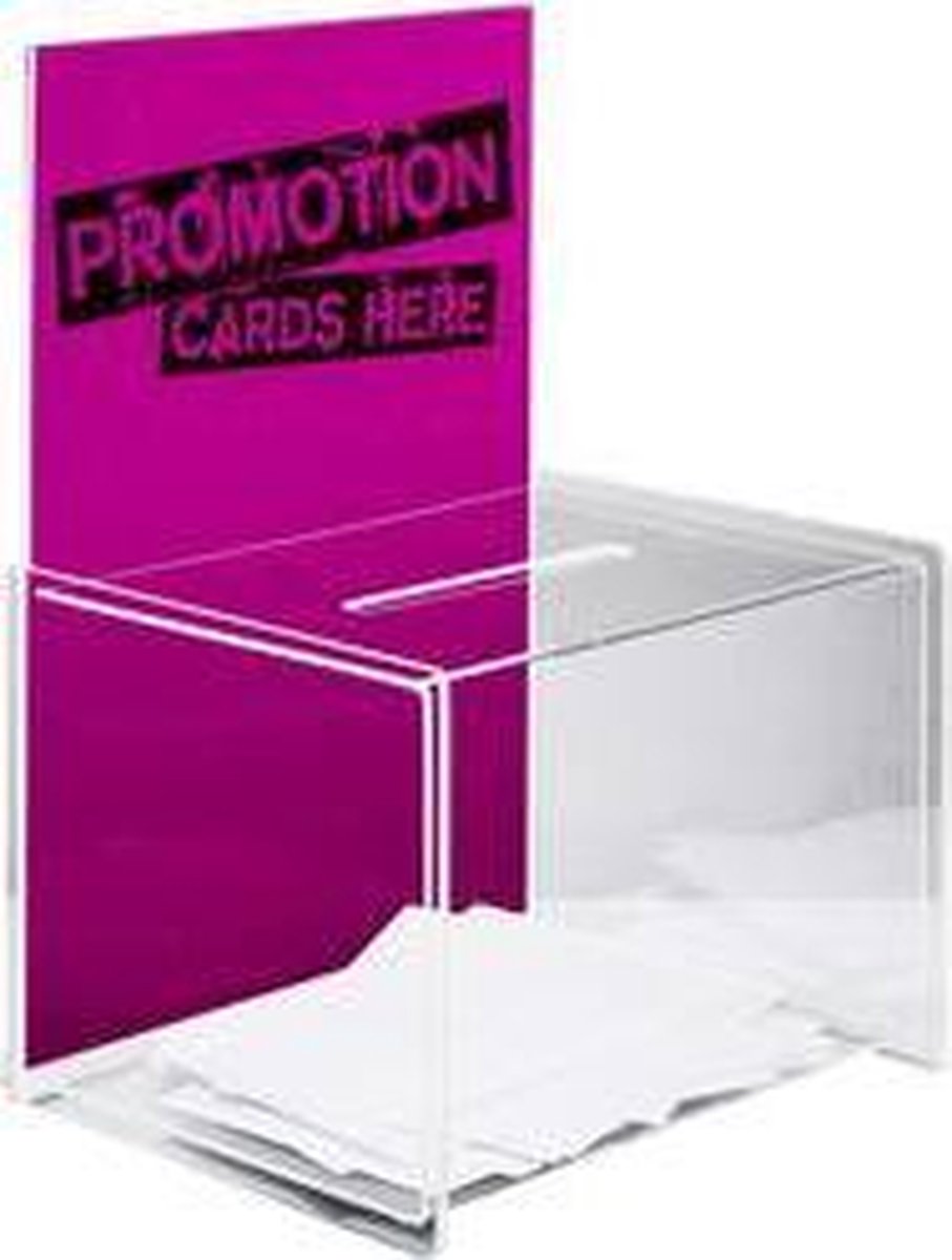 Sigel - Visitenkartenablage - transparent - 225x300x170mm - Einlage für A4-Karte - si-va150