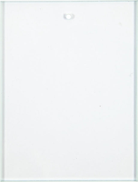 Creativ Company Glasplatten, Größe 8x6 cm, Stärke 3 mm, 10 Stück, 1 Box