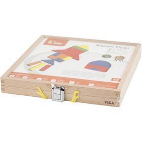 Viga magnetisches Aktivitätsset, Größe 2-10 cm, 1 Set
