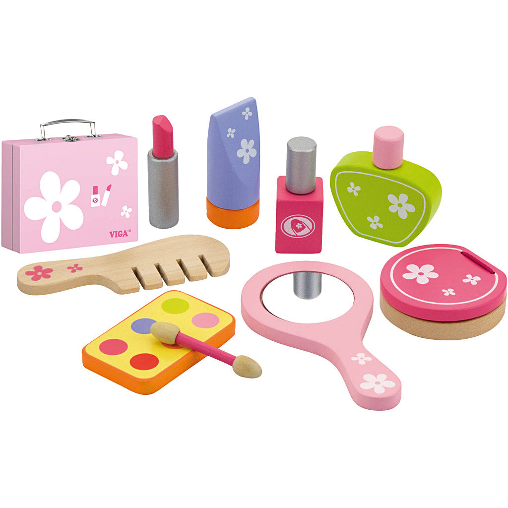 Viga Schönheitsspielset aus Holz, 10 Teile 1 Set