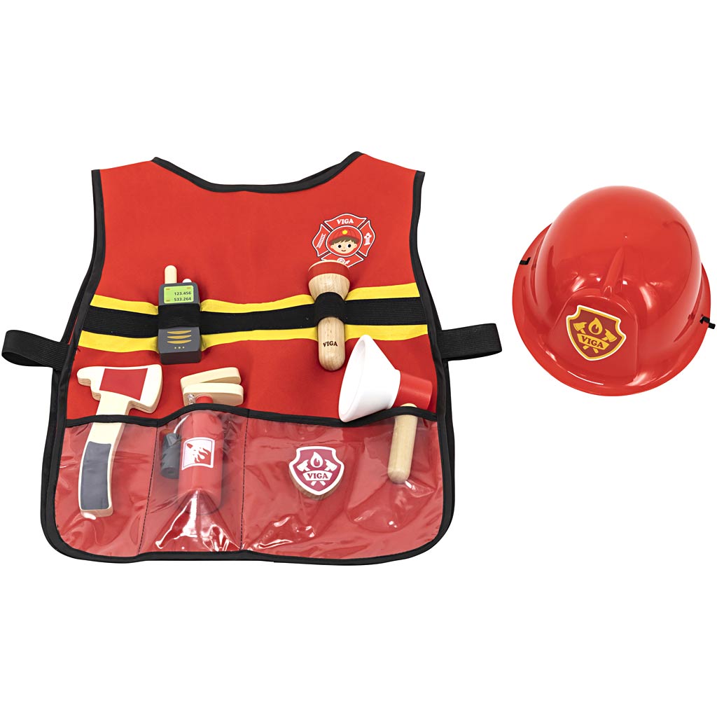 Viga Feuerwehr-Set, 8 Teile 1 Box