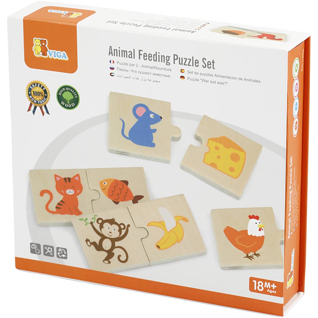 Viga-Puzzle, 12 Teile, 1 Set