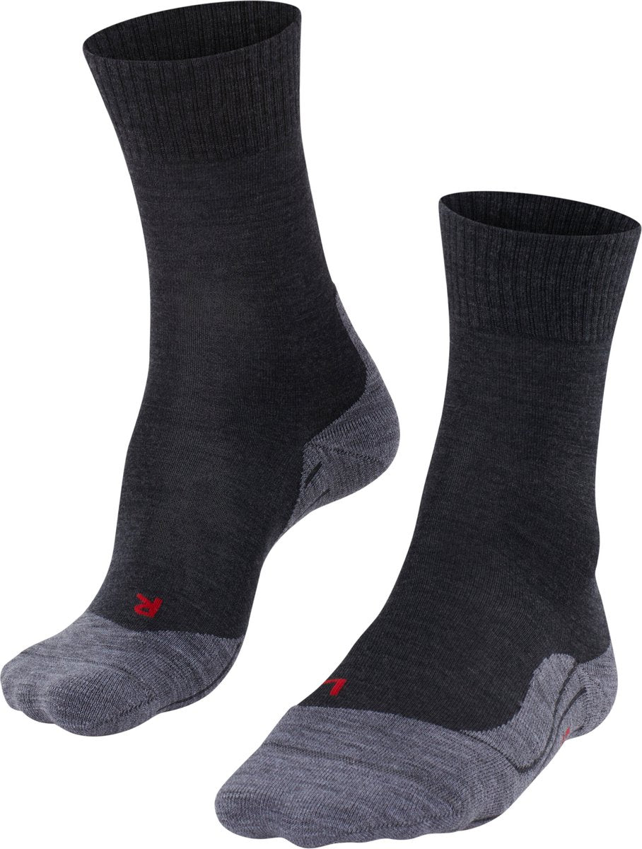 Falke TK5 Anti-Blister Wandersocken aus dünnem Woll-Funktionsmaterial Herren grau - Größe 42-43