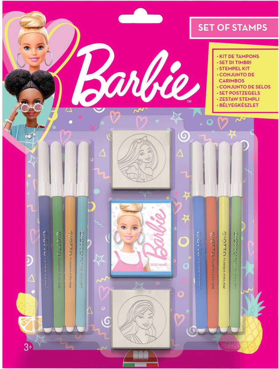 Multiprint Barbie Stamp Set, 11dlg.
