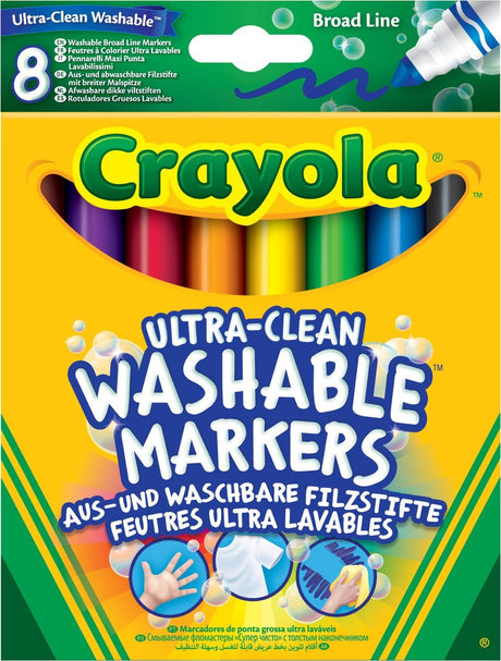 Crayola – Ultra-Clean – Filzstifte – für Kinder – 8 Stück