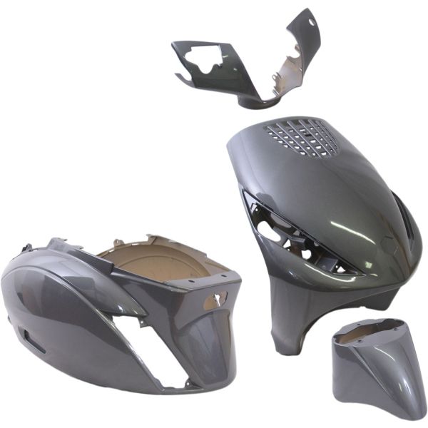 Edge Place 4 -Stück für Piaggio Zip Zip 2000 2T 4t ab Jahr 2000 - Anthrazit