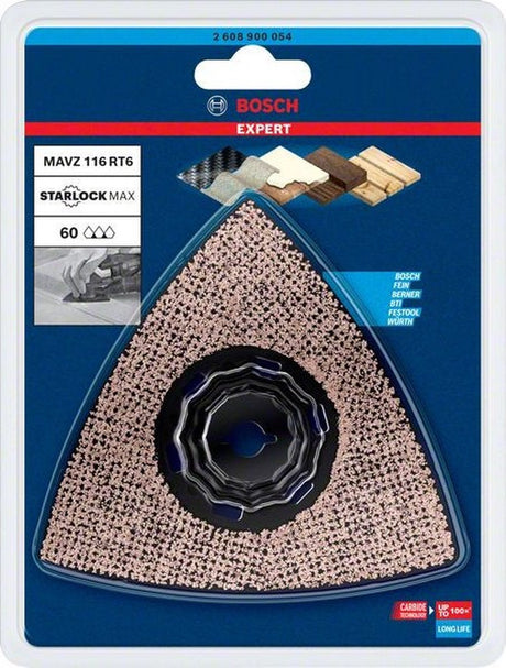 Bosch Expert Schleifplatte MAVZ 116 RT6 Starlock Max Schleifplatte für...
