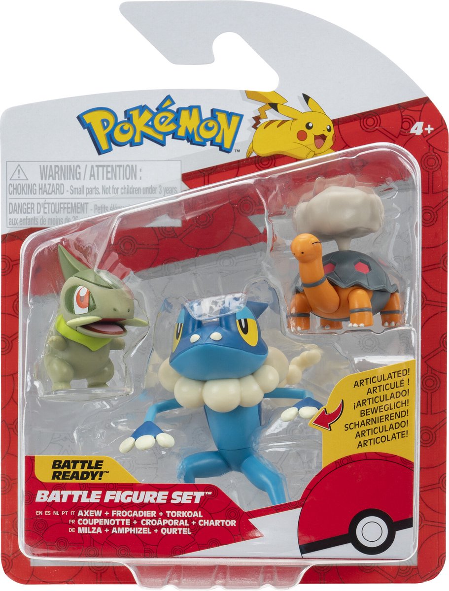 Pokémon-Kampffiguren im 6er-Pack