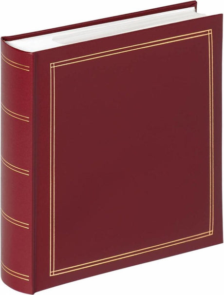 Walther me-138-r monza - Memo-Einsteckalbum - 200 Fotos 10 x 15 cm - rot