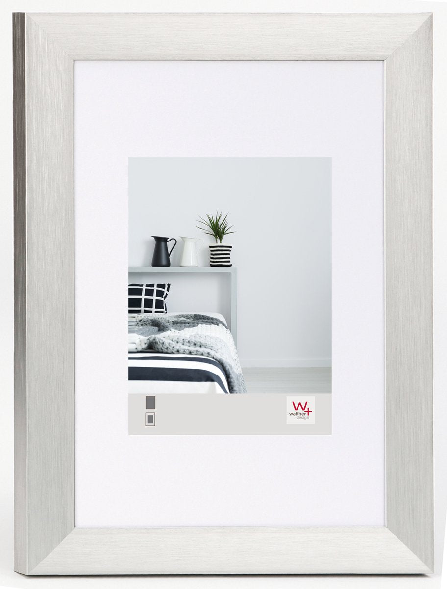 Walther aluline - Aluminiumrahmen - Fotogröße 20x30 cm - Silber