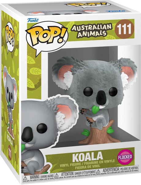 Funko pop! australian animals - koala (flocked) #111