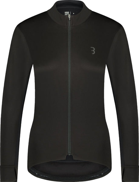Bbb cycling donna triguard fietsjas dames - drie-seizoenen wielren fietsjack dames - waterafstotend windjack – zwart – maat s - bbw-453