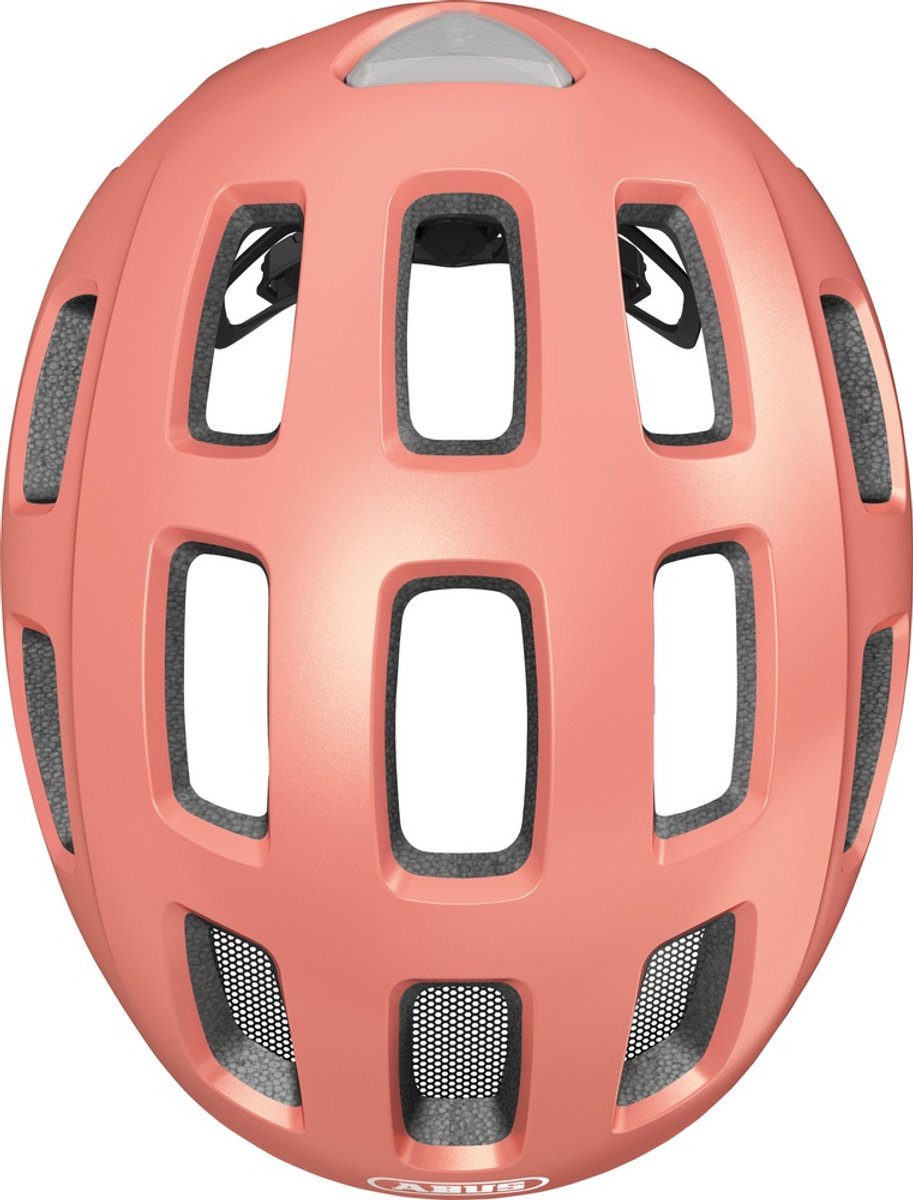 Abus Fahrradhelm youn-i 2.0 – mit Licht für Kinder, Jugendliche und junge Erwachsene – für Mädchen und Jungen – Roségold, Größe S