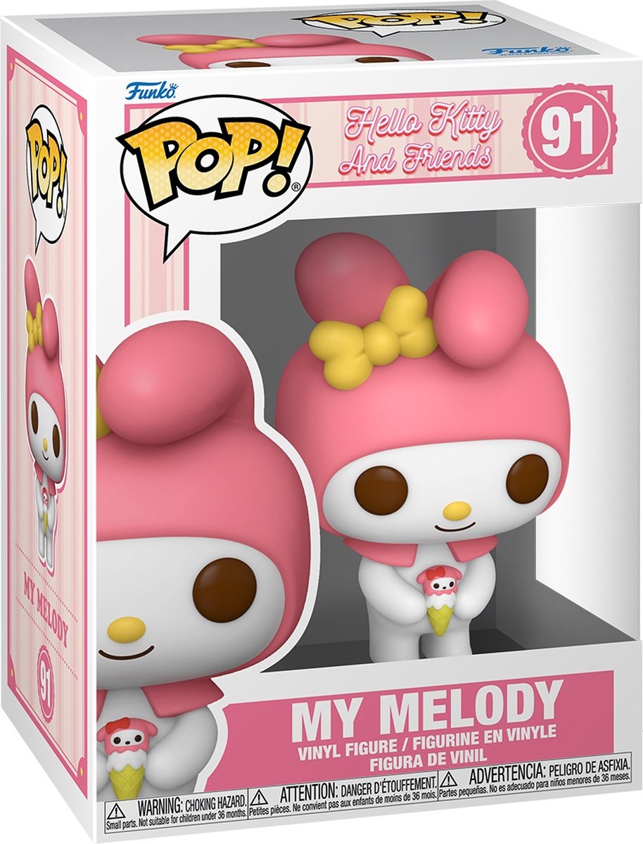 Funko Pop Sanrio: Hallo Kitty – My Melody Pop #91