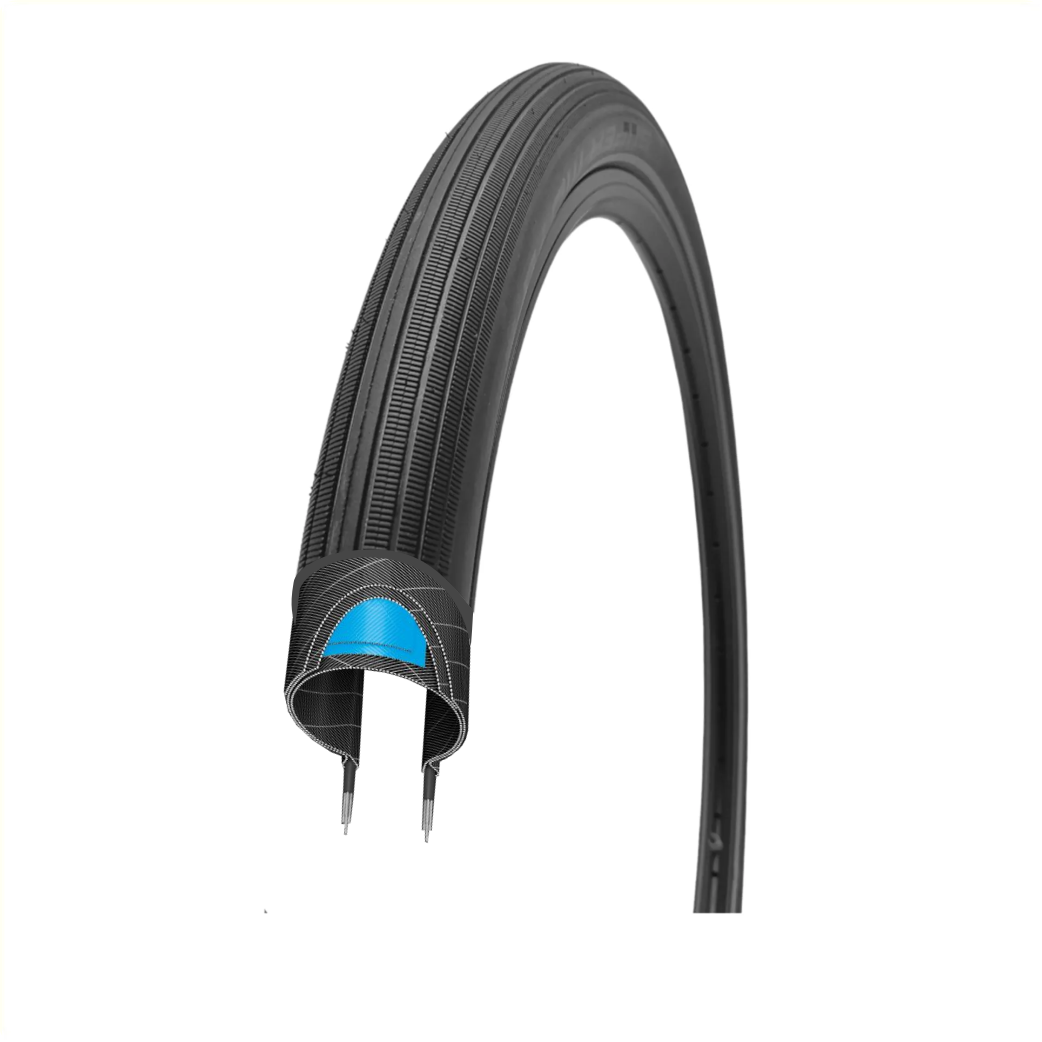 Schwalbe Super Moto Perf (RaceGuard) Anti-Lek de 5 mm, negro con reflexión, 28x2.00 ETRO 50-622