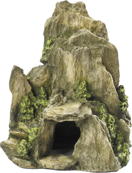 Aqua della aqua d'ella Stein mit Moos - Aquariumdekoration - 19 x 16 cm