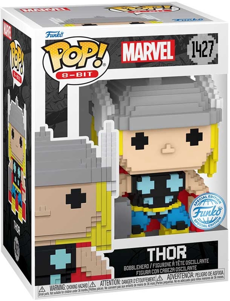 Funko Marvel Pop! 8-Bit-Vinylfigur Thor 9 cm