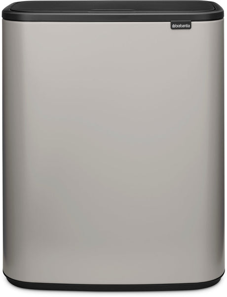 Brabantia Bo Touch Bin Abfallbehälter – 60 Liter – 1 Fach – weiches Grau