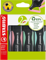 Stabilo Green Boss Pastell - Markierungsmarker - Set mit 4 Teilen