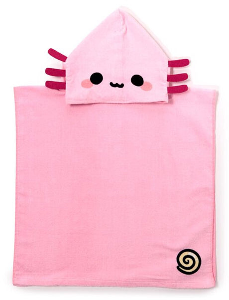 Maddie der Axolotl Adoramals Handtuch-Kapuzenpullover für Kinder