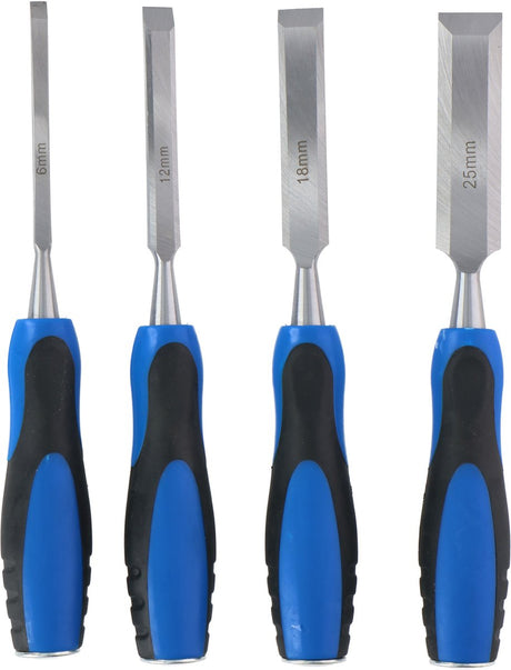 Kinzo Meißelset 4-teilig 6 12 18 25mm