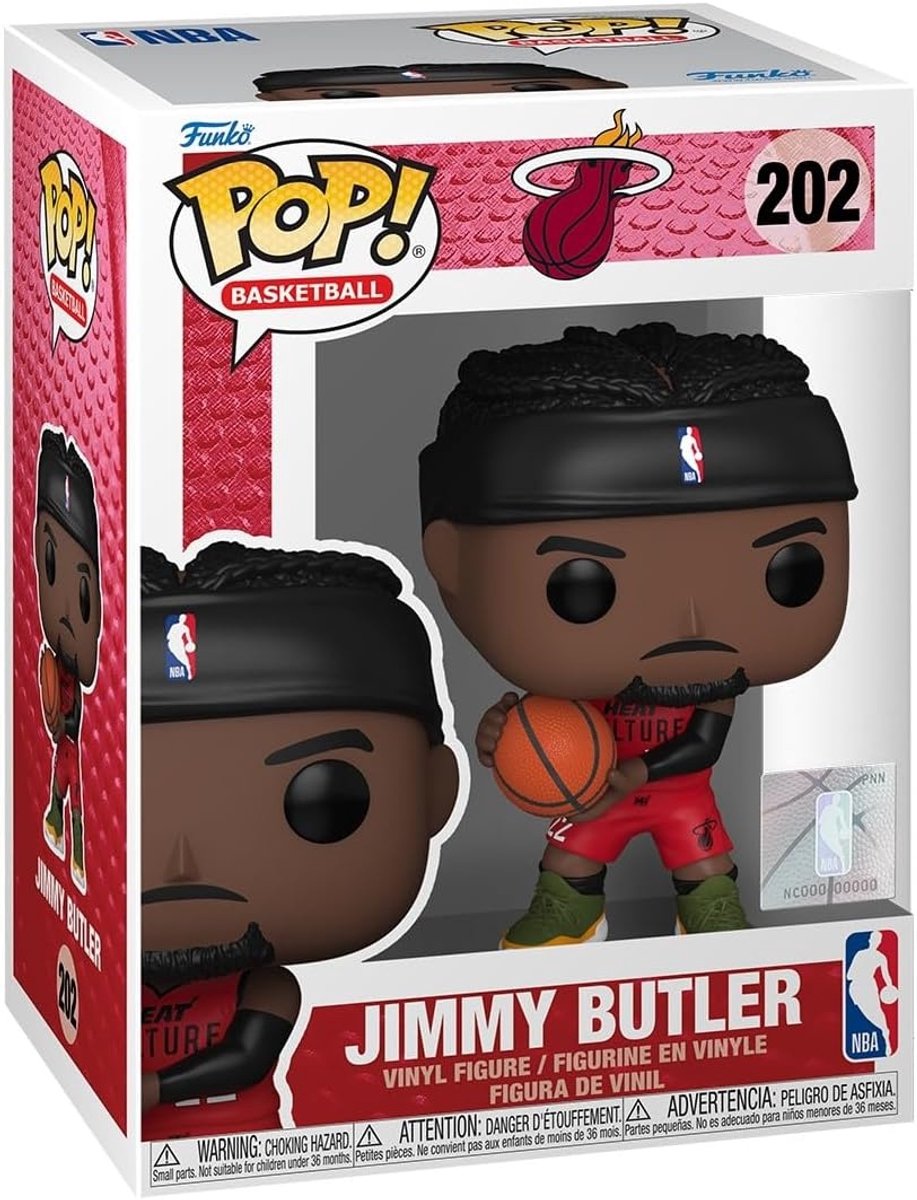 Funko NBA Legends Pop! Sport-Vinylfigur Heat-Jimmy Butler (CE 24) 9 cm