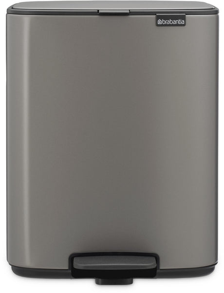 Brabantia Bo Treteimer – 12 Liter – Platin