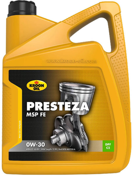 Kroon-Öl – Presteza MSP – Longlife-12 Fe – 5 Liter – vollsynthetisch 0 W-30