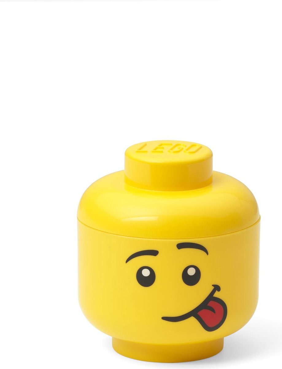 Lego - Aufbewahrungsbox Head Silly Mini - Polypropylen - Gelb