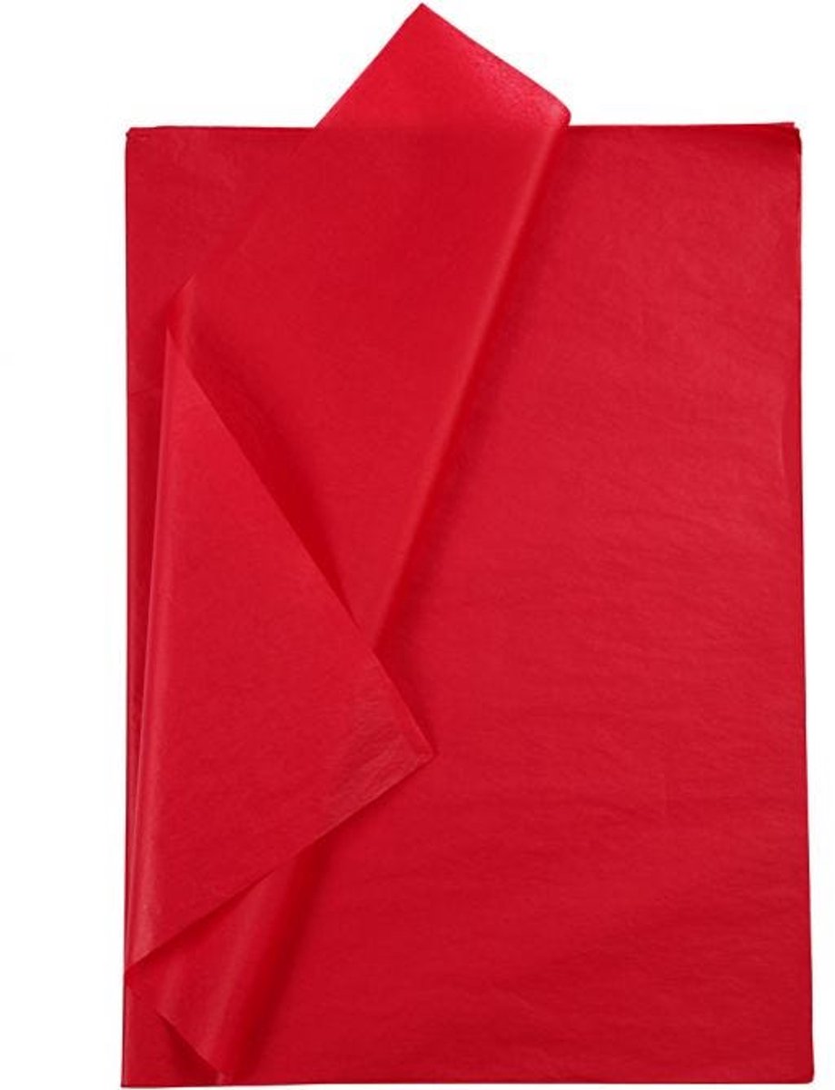 Creativ Company CC Seidenpapier 50x70 cm rot 25 Blatt