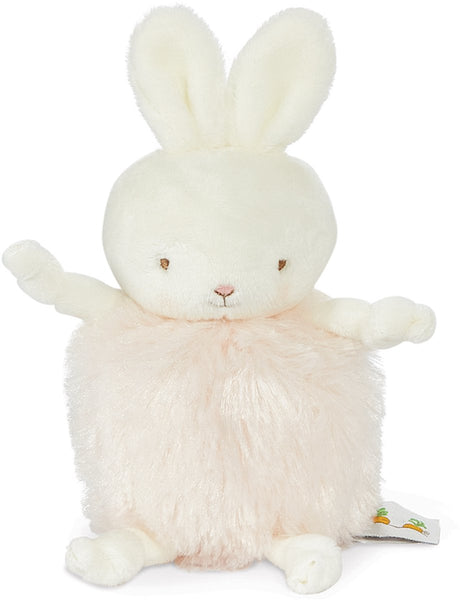 Bunnies by the Bay Roly Poly Blossom Kuscheltier – Stofftier – gestickte Details – Kaninchen – 13 cm – rosa