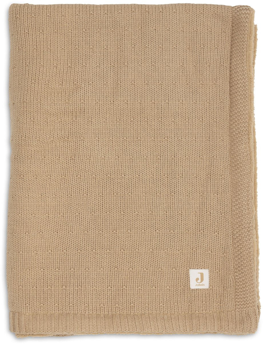 Jollein baby deken ledikant 100x150cm sprinkle knit hazel fluffy