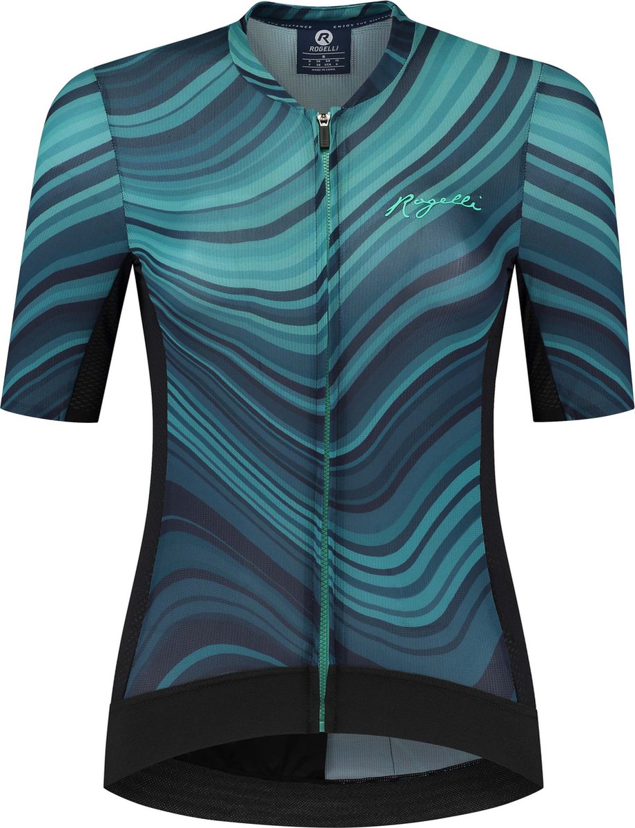 Rogelli lynn fietsshirt - korte mouwen - dames - blauw - maat s