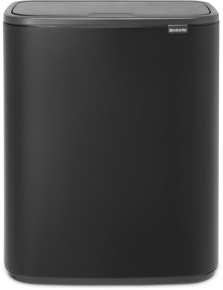 Brabantia Bo Touch Bin Abfalleimer – 1 Fach – 60 Liter – Mineral Moonlight Black