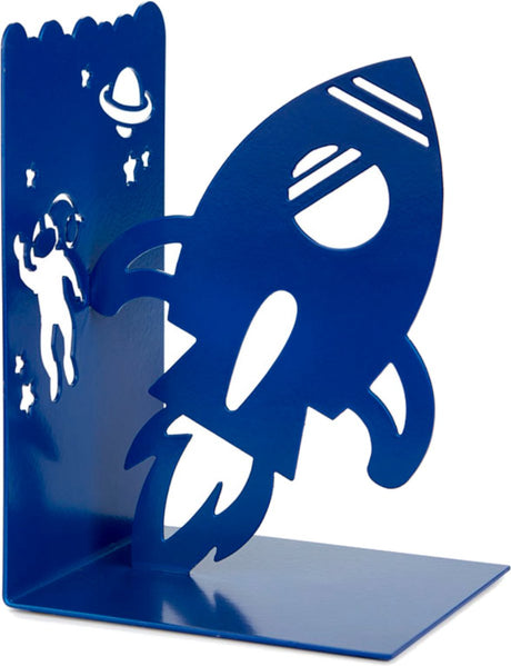 Balvi Buchstütze Space Walk – Blau – Metall