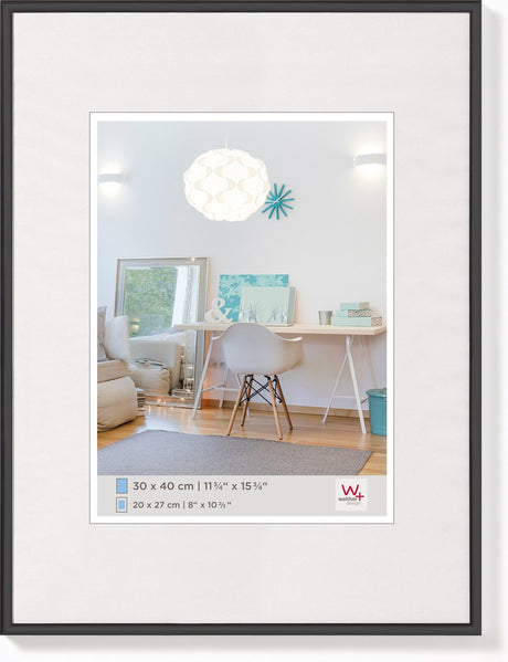 Walther New Lifestyle - Kunststoffrahmen - Fotogröße 20x30 cm - Schwarz