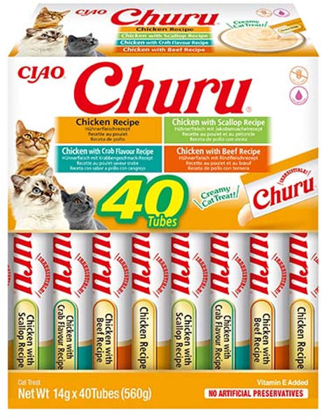 Ciao Churu Katzenpüree-Hähnchen – 40x14 gr