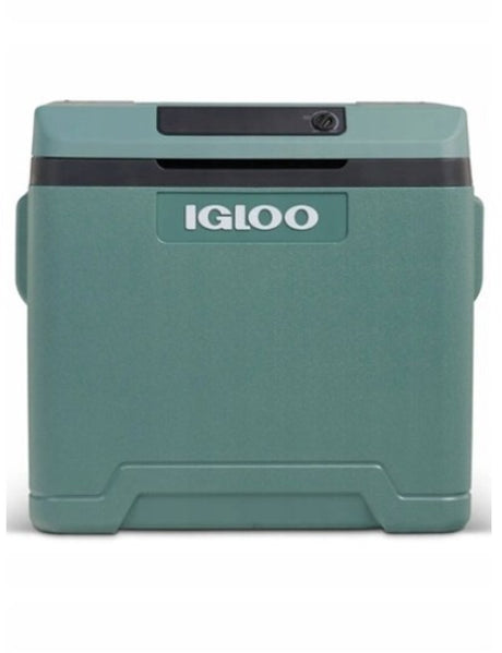 Iglu-Elektrokühler - - 12 V - 230 V - Farbe Grün - 42 l