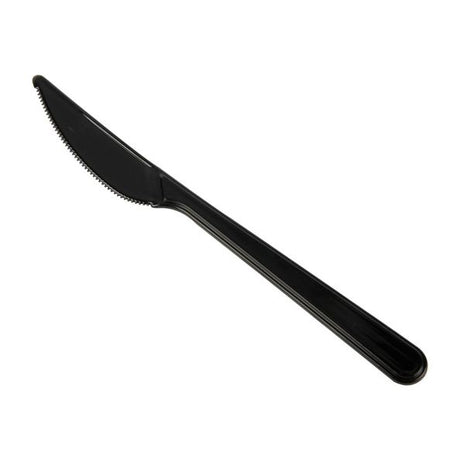 Messer wiederverwendbar schwarz PP 185 mm (50 Stück)