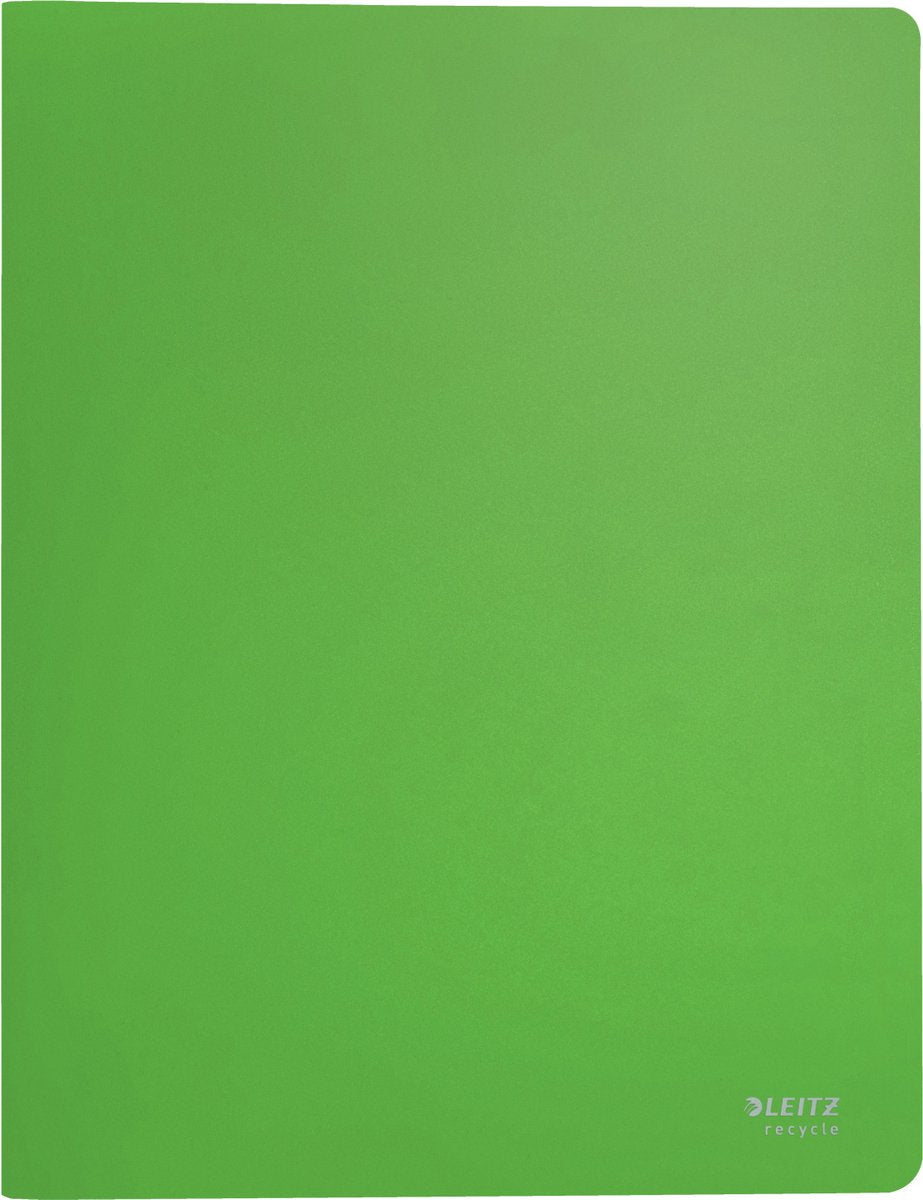 Leitz recycle show album a4 - 40 covers - 90% pre- and post-consumer recycled plastic - green
