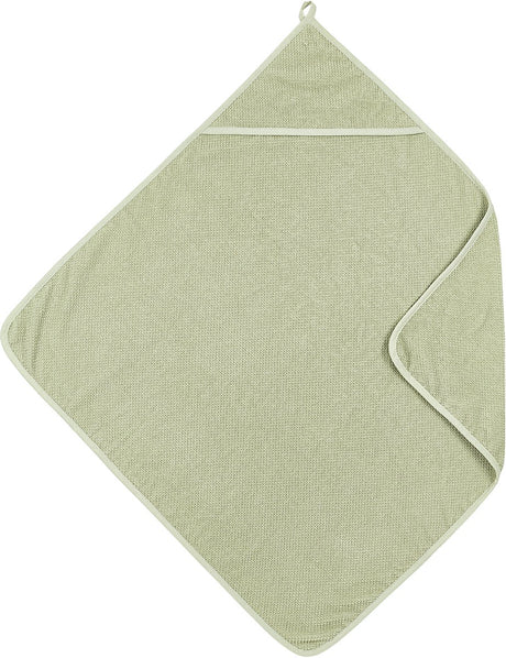 Meyco Baby-Popcorn-Badeumhang – weiches Olivgrün – 75 x 75 cm