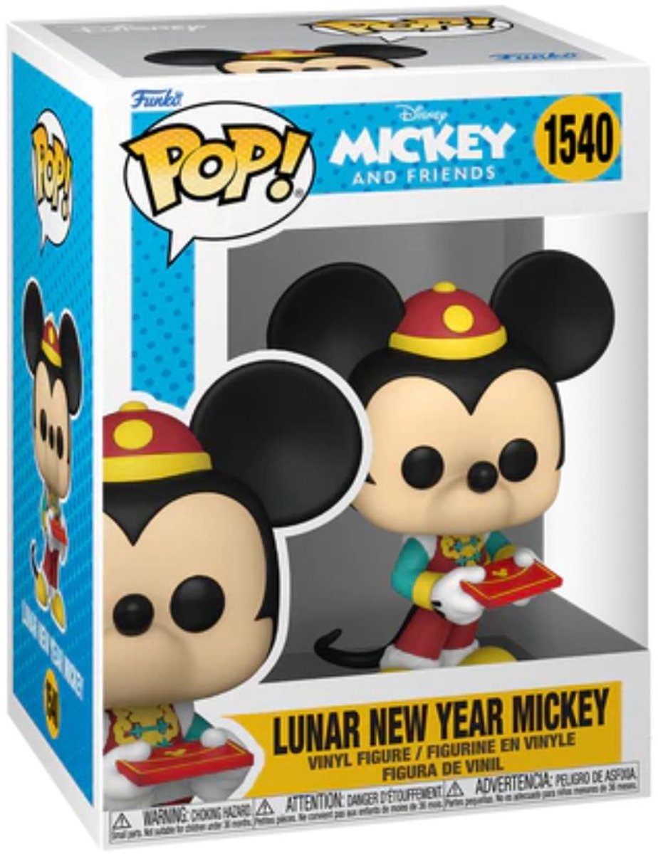 Funko-Pop! Disney: Mickey und Freunde – Mondneujahr Mickey Mouse #1540