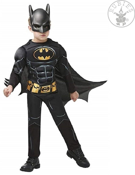 Rubies Rubie's Batman-Kostüm für Jungen, Schwarz, Größe 104