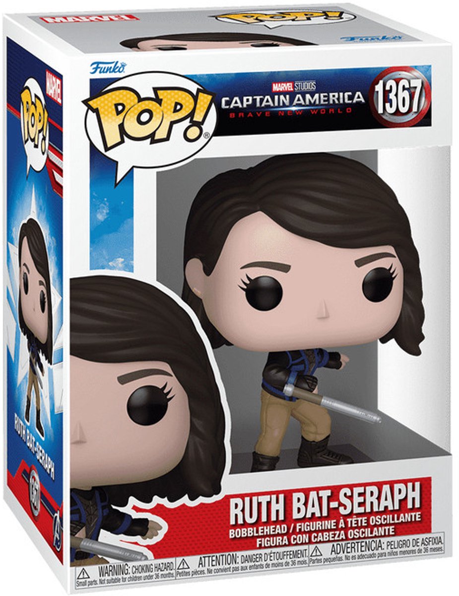 Funko Captain America Brave New World – Ruth Bat-Seraph Vinylfigur 1367 Unisex Pop! - mehrfarbig - Standard