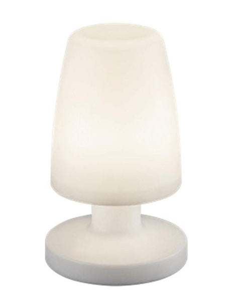 Rl lebe deine Lichtrealität Dora - Tischleuchte - weiß - inkl. 1x SMD 1,5W - wiederaufladbar - kabellos - Außenbeleuchtung - IP44