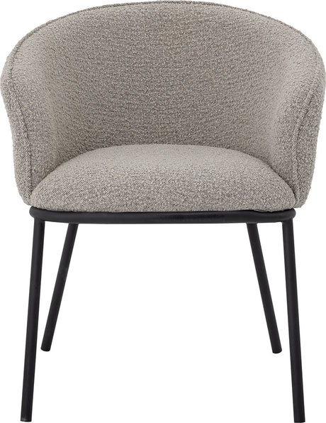 Bloomingville – Cortone-Esszimmerstuhl – Grau – Polyester