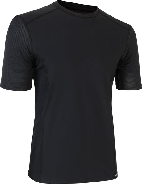 Gripgrab – windabweisendes Thermo-Kurzarm-Fahrrad-Unterhemd, windabweisendes Frühlings-Herbst-Thermoshirt – Schwarz – Herren – Größe XXL