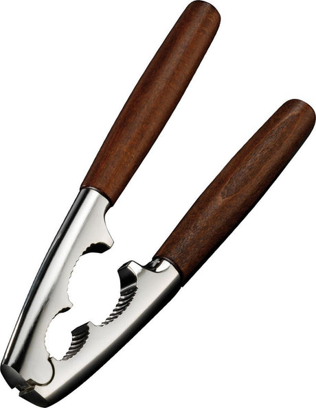Westmark Nussknacker, Monopol-Edition, mit Holzgriffen, Länge: 18,1 cm, Zinkguss, estetico, silberbraun, 16803360