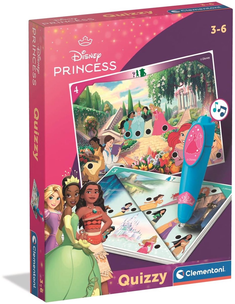 Clementoni Disney Princess Quizzy-Spiel