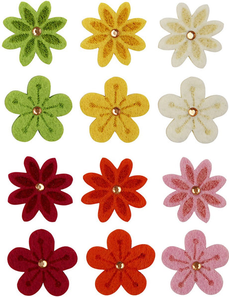 Kreativunternehmen https: www.cchobby.nl Felt-flowers-with-rhinestone-d-30-mm-thickness-2-5-mm-120-piece-1-box